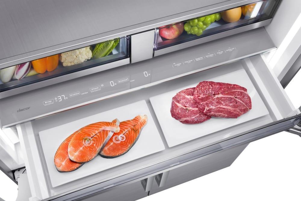 Dacor - 41.75 Inch 23.5 cu. ft Built In / Integrated 4 Door Refrigerator in Panel Ready - DRF425300AP