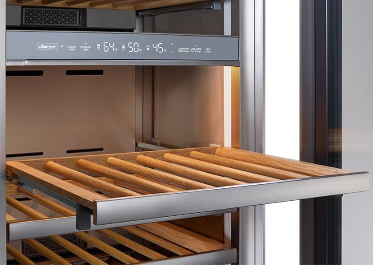 Dacor - 23.75 Inch 100 Bottles Built In / Integrated Wine Fridge Refrigerator in Panel Ready - DRW24980RAP