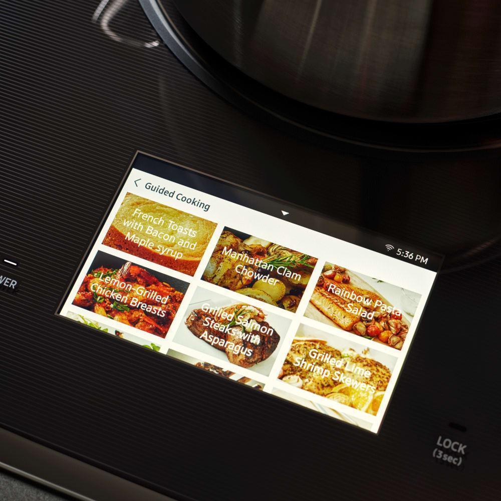 Dacor - 36 inch wide Induction Cooktop in Black Stainless - DTI36M977BB