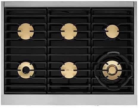 Dacor - 36 inch wide Gas Cooktop in Stainless - DTT36M876LS
