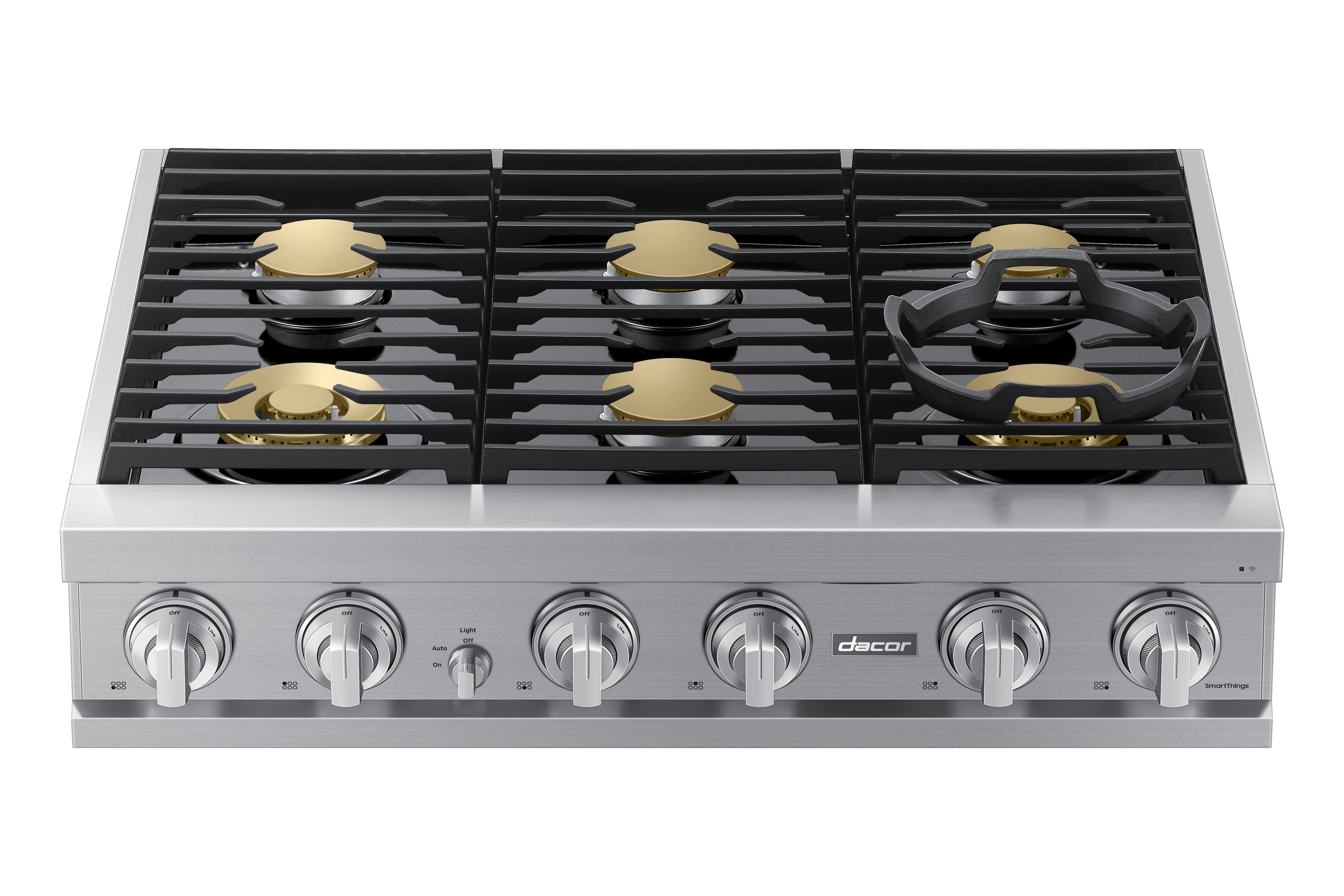 Dacor - 35.9 Inch Gas Cooktop in Stainless - DTT36T960GS