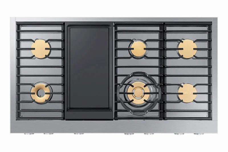 Dacor - 47.875 inch wide Gas Cooktop in Stainless - DTT48M976LS