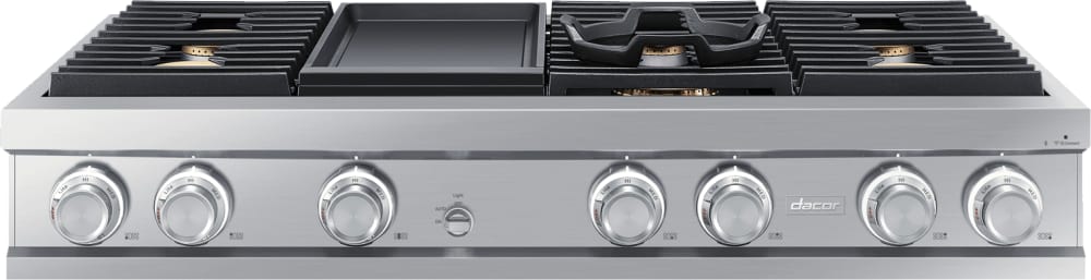 Dacor - 47.875 inch wide Gas Cooktop in Stainless - DTT48M976LS