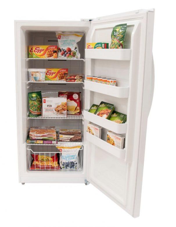 Danby - 14 cu. Ft Upright Freezer in White - DUF140E1WDD