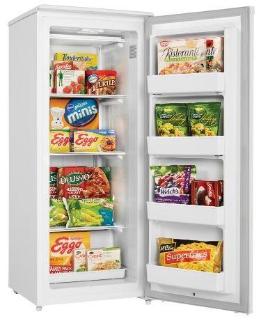 Danby - 10.1 cu. Ft Upright Freezer in White - DUFM101A2WDD