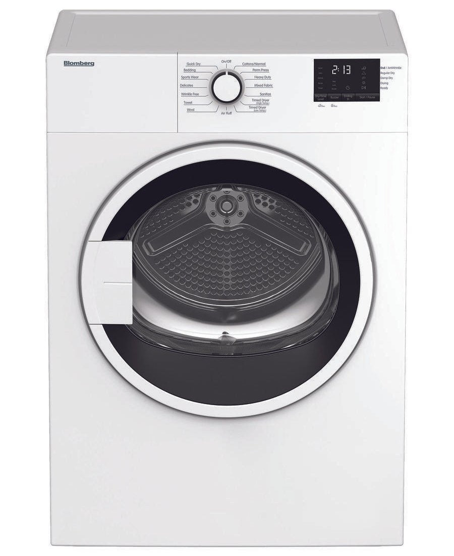 Blomberg - 3.7 cu. Ft Compact Dryer in White - DV17600W