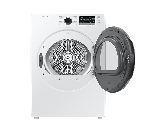 Samsung - 4 cu. Ft Electric Dryer in White - DV25B6800EW