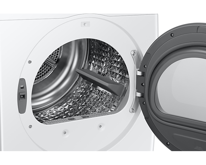 Samsung - 4 cu. Ft Electric Dryer in White - DV25B6800EW