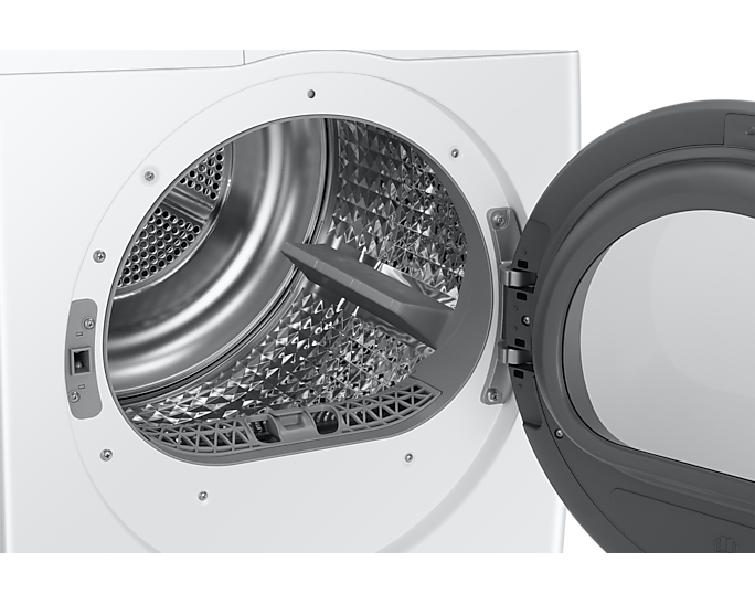 Samsung - 4 cu. Ft Electric Dryer in White - DV25B6800HW