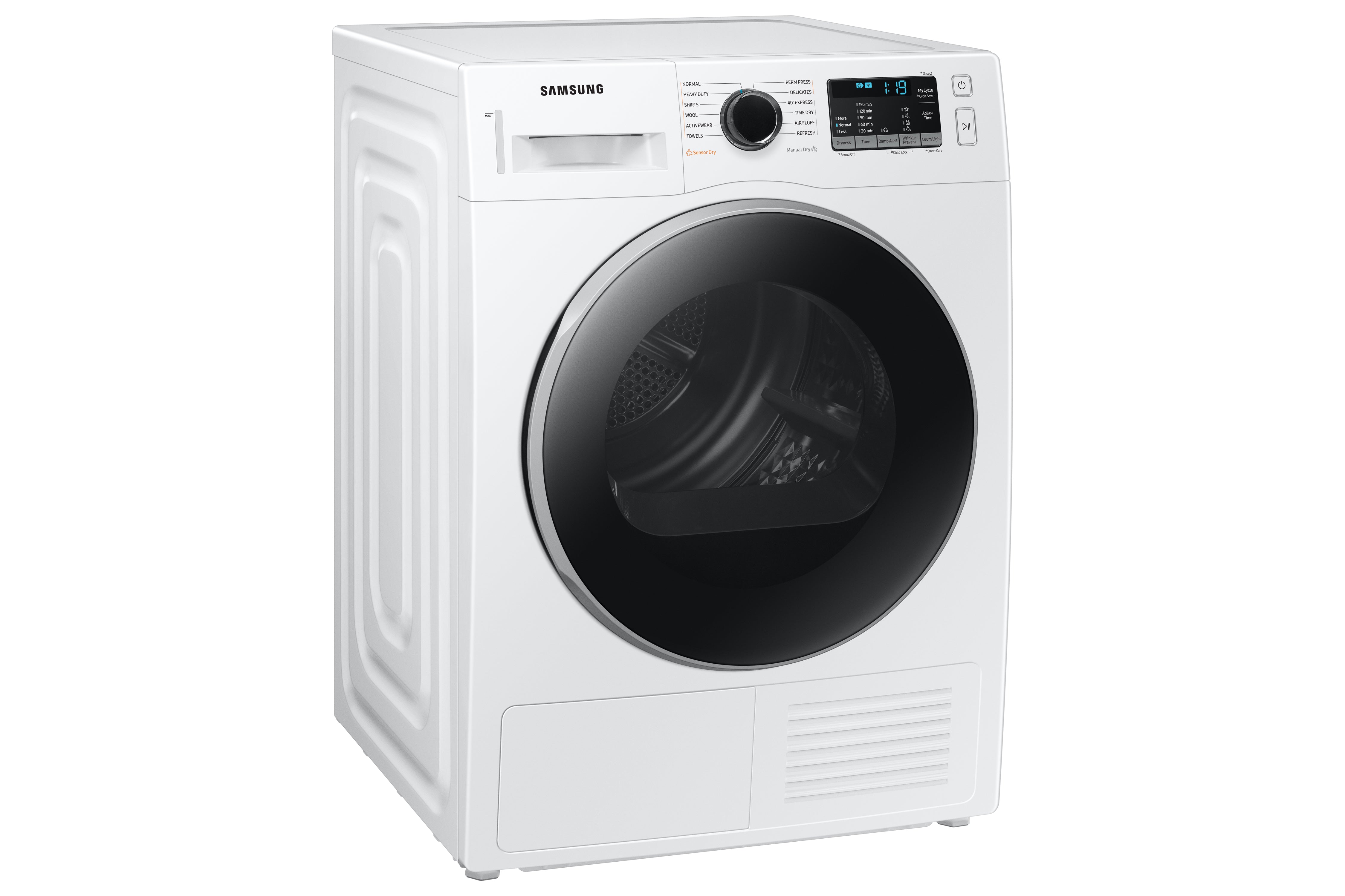Samsung - 4 cu. Ft Electric Dryer in White - DV25B6800HW