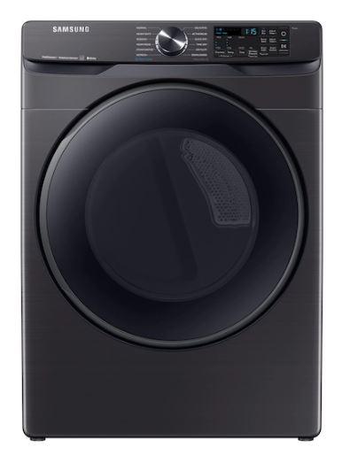 SAMSUNG - 7.5 cu. Ft Electric Dryer in Black Stainless - DVE50R8500V