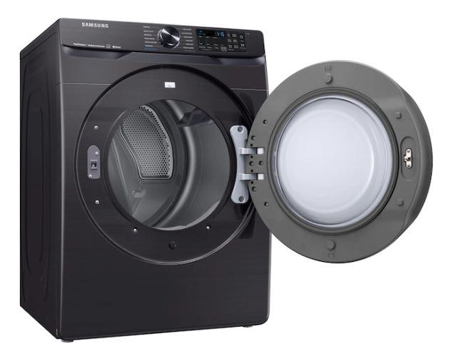SAMSUNG - 7.5 cu. Ft Electric Dryer in Black Stainless - DVE50R8500V