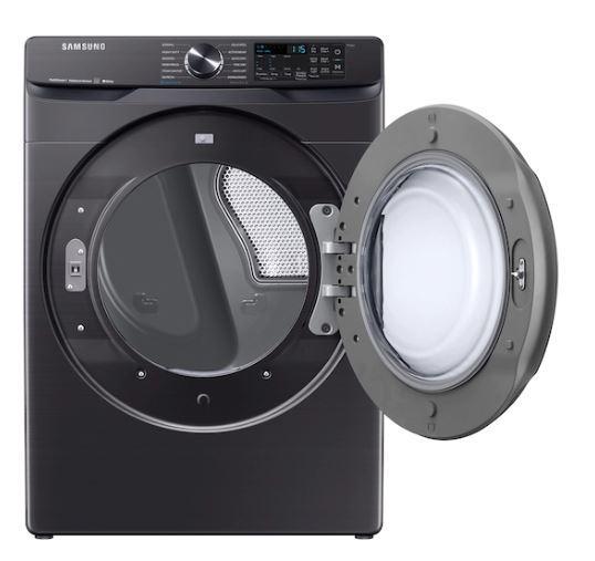 SAMSUNG - 7.5 cu. Ft Electric Dryer in Black Stainless - DVE50R8500V