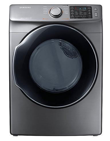 Samsung - 7.5 cu. Ft Electric Dryer in Platinum - DVE45M5500P