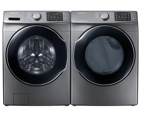 Samsung - 7.5 cu. Ft Electric Dryer in Platinum - DVE45M5500P