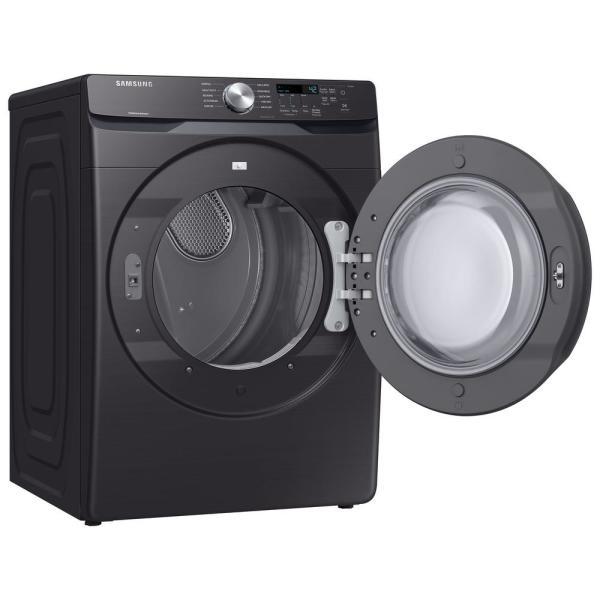 Samsung - 7.5 cu. Ft Electric Dryer in Black Stainless - DVE45T6005V