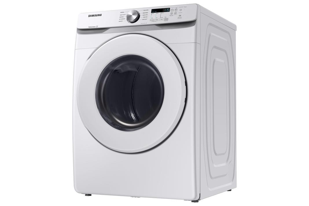 Samsung - 7.5 cu. ft Electric Dryer in White - DVE45T6005W