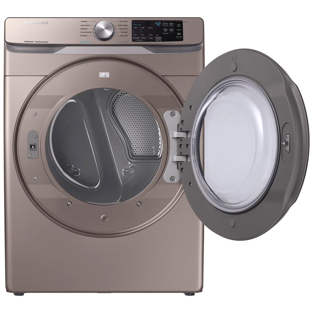 Samsung - 7.5 cu. Ft Electric Dryer in Champagne - DVE45T6100C