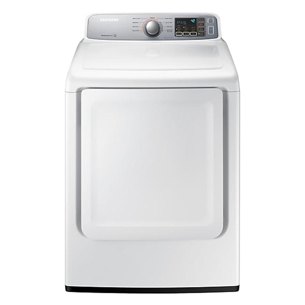 SAMSUNG - 7.4 cu. Ft Electric Dryer in White - DVE45T7000W