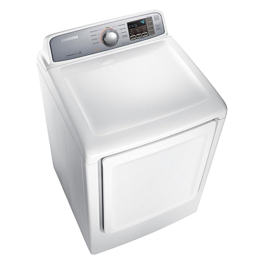 SAMSUNG - 7.4 cu. Ft Electric Dryer in White - DVE45T7000W