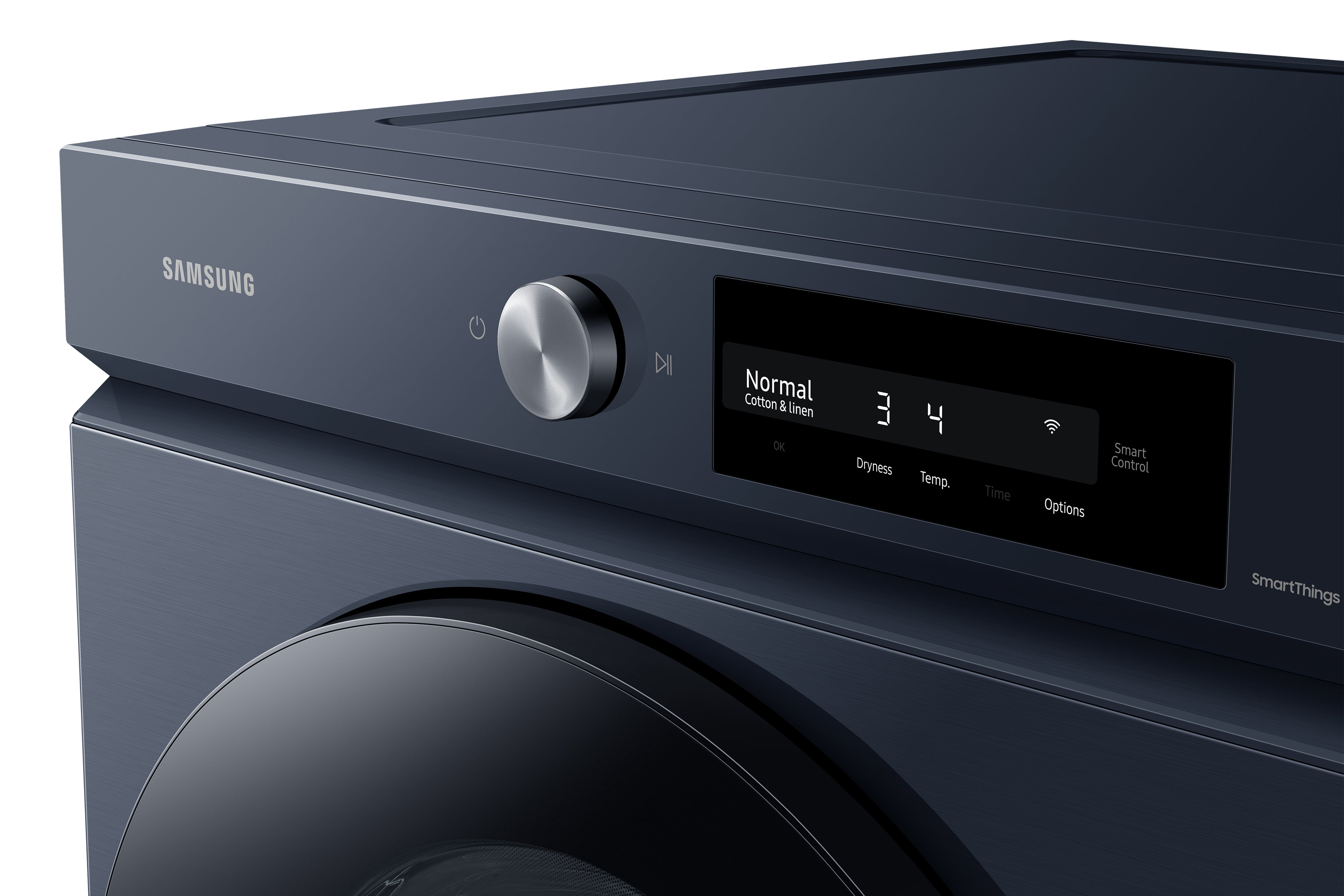 Samsung - 7.5 cu. Ft Electric Dryer in Blue - DVE46BB6700DAC