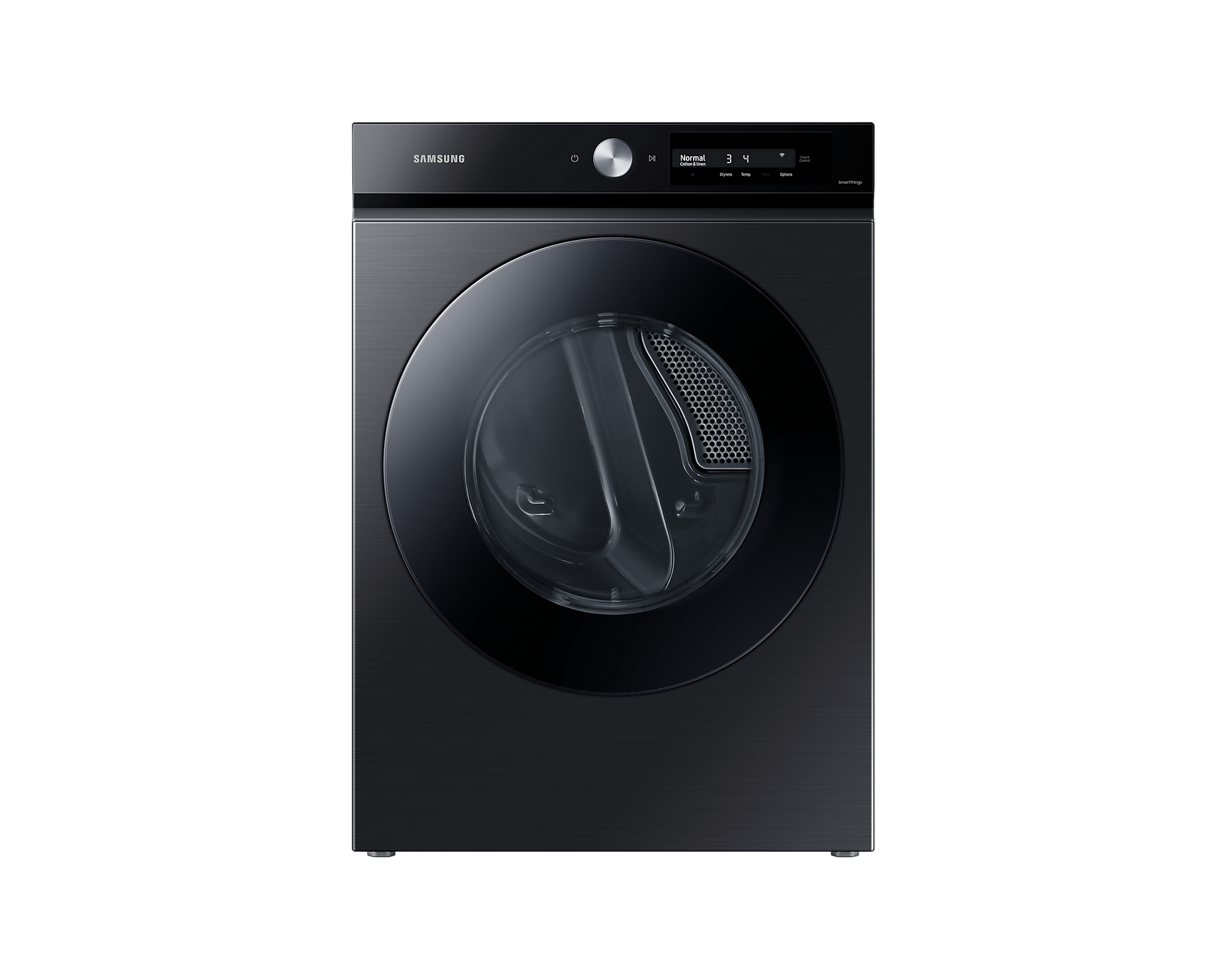 Samsung - Bespoke 7.5 cu. Ft Electric Dryer in Black Stainless - DVE46BB6700VAC