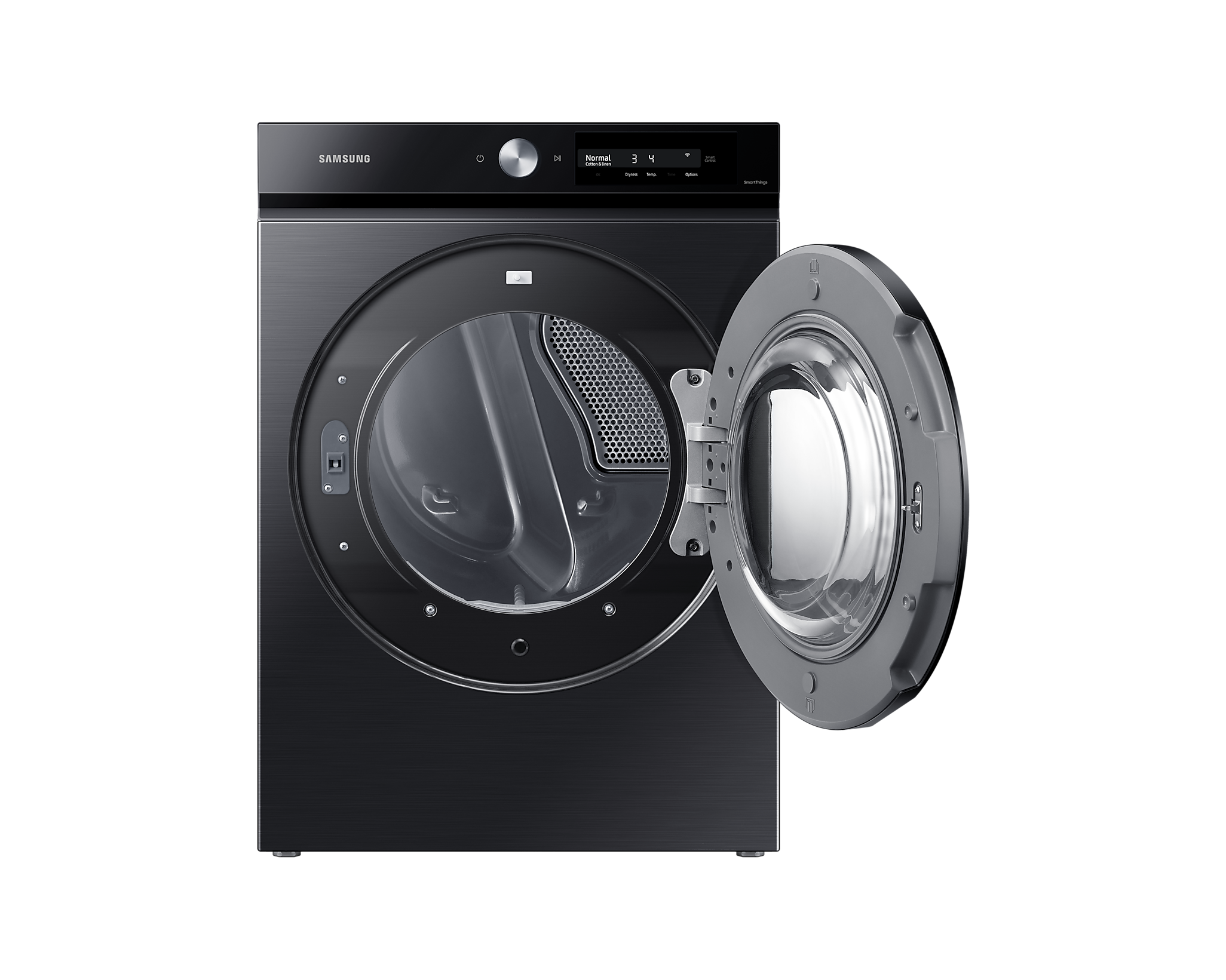 Samsung - Bespoke 7.5 cu. Ft Electric Dryer in Black Stainless - DVE46BB6700VAC