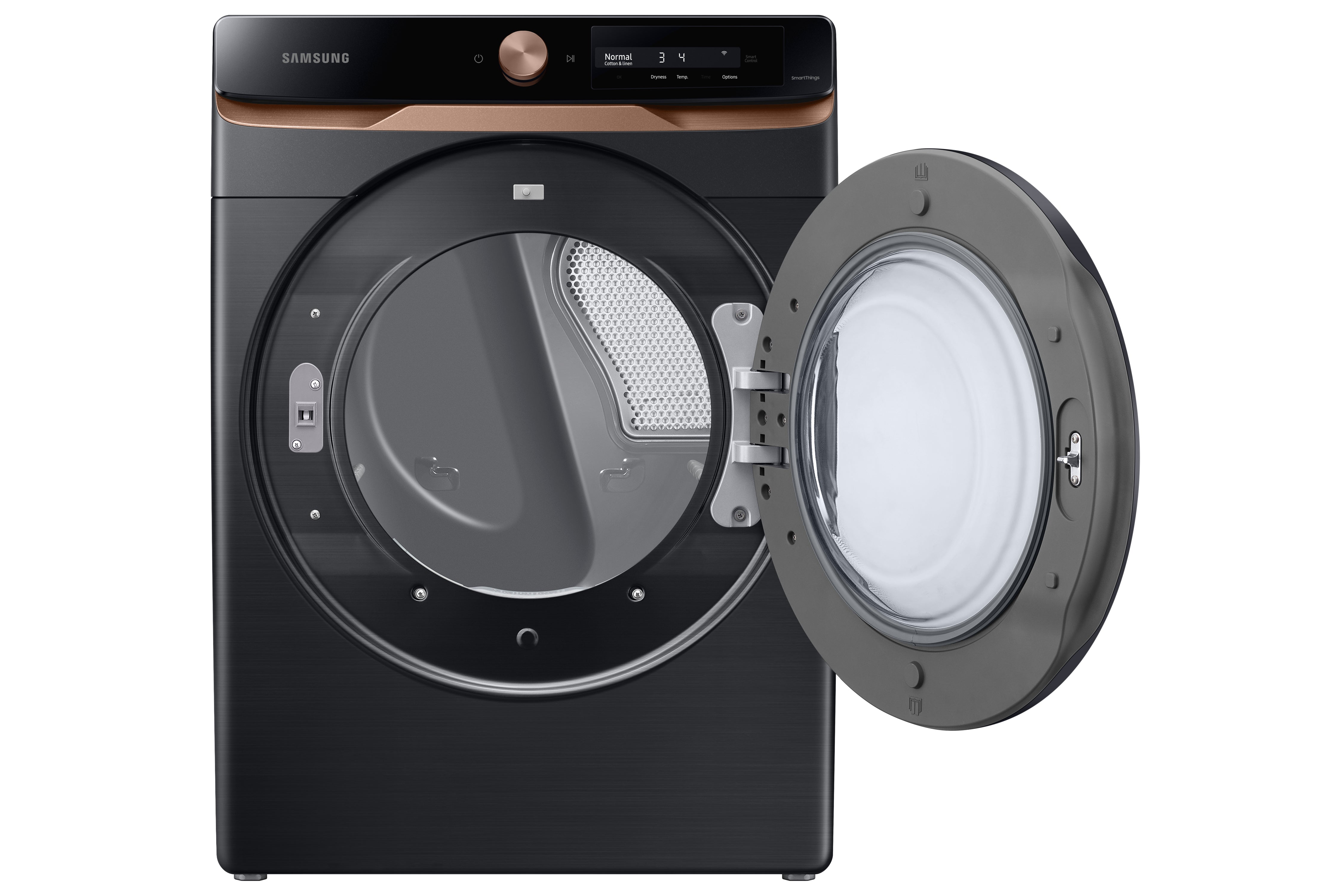 Samsung - 7.5 cu. Ft Electric Dryer in Black Stainless - DVE46BG6500VAC