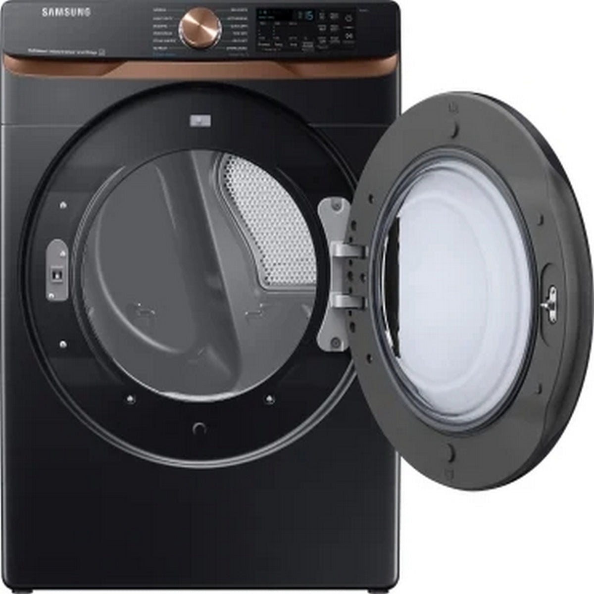 Samsung - 7.5 cu. Ft Electric Dryer in Black - DVE50BG8300VAC