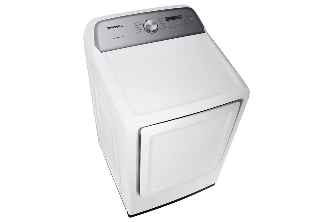 Samsung - 7.4 cu. Ft Electric Dryer in White - DVE50T5205W
