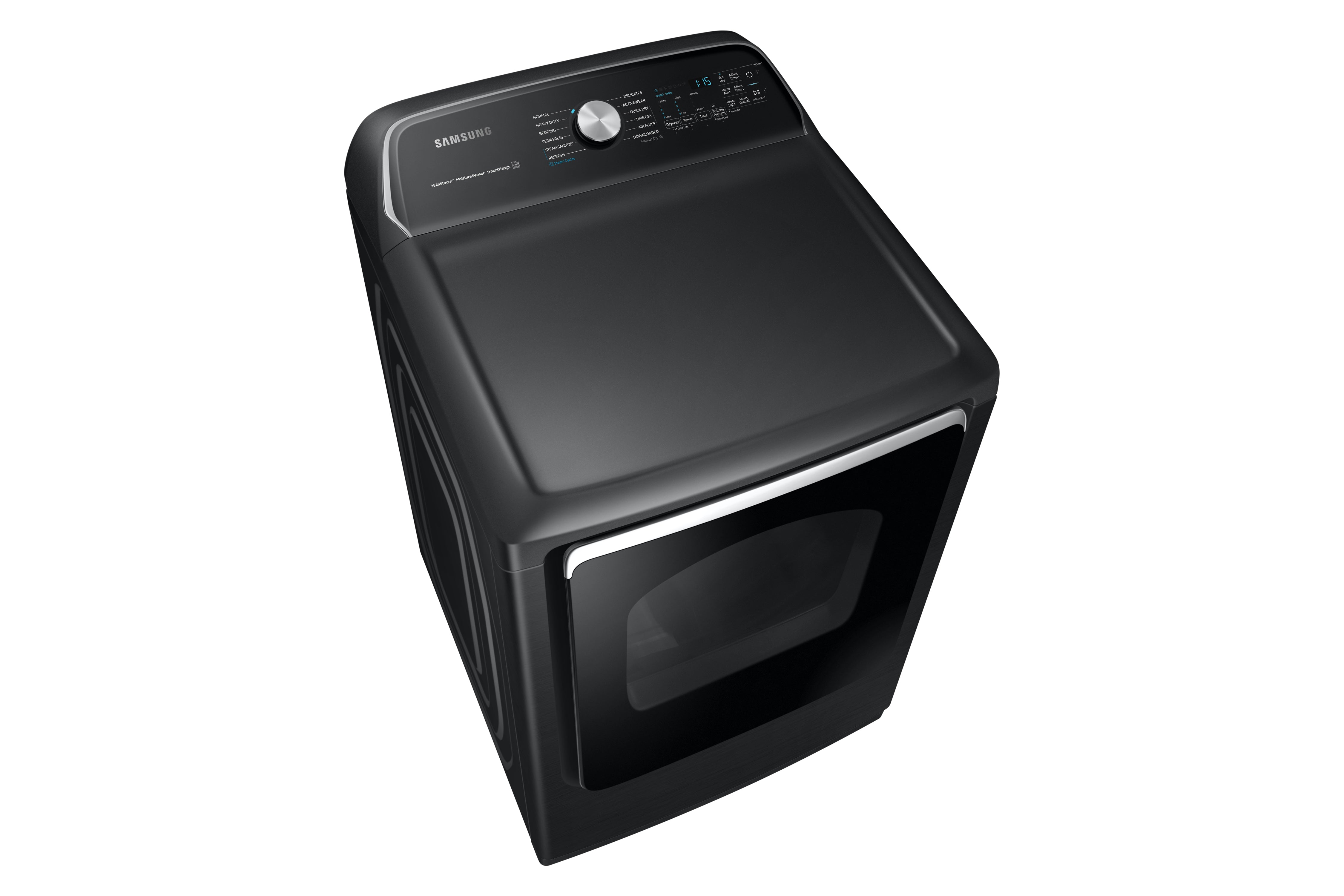 Samsung - 7.4 cu. Ft Electric Dryer in Black Stainless - DVE52B7650V