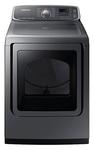 Samsung - 7.4 cu. Ft Electric Dryer in Platinum - DVE52M7750P