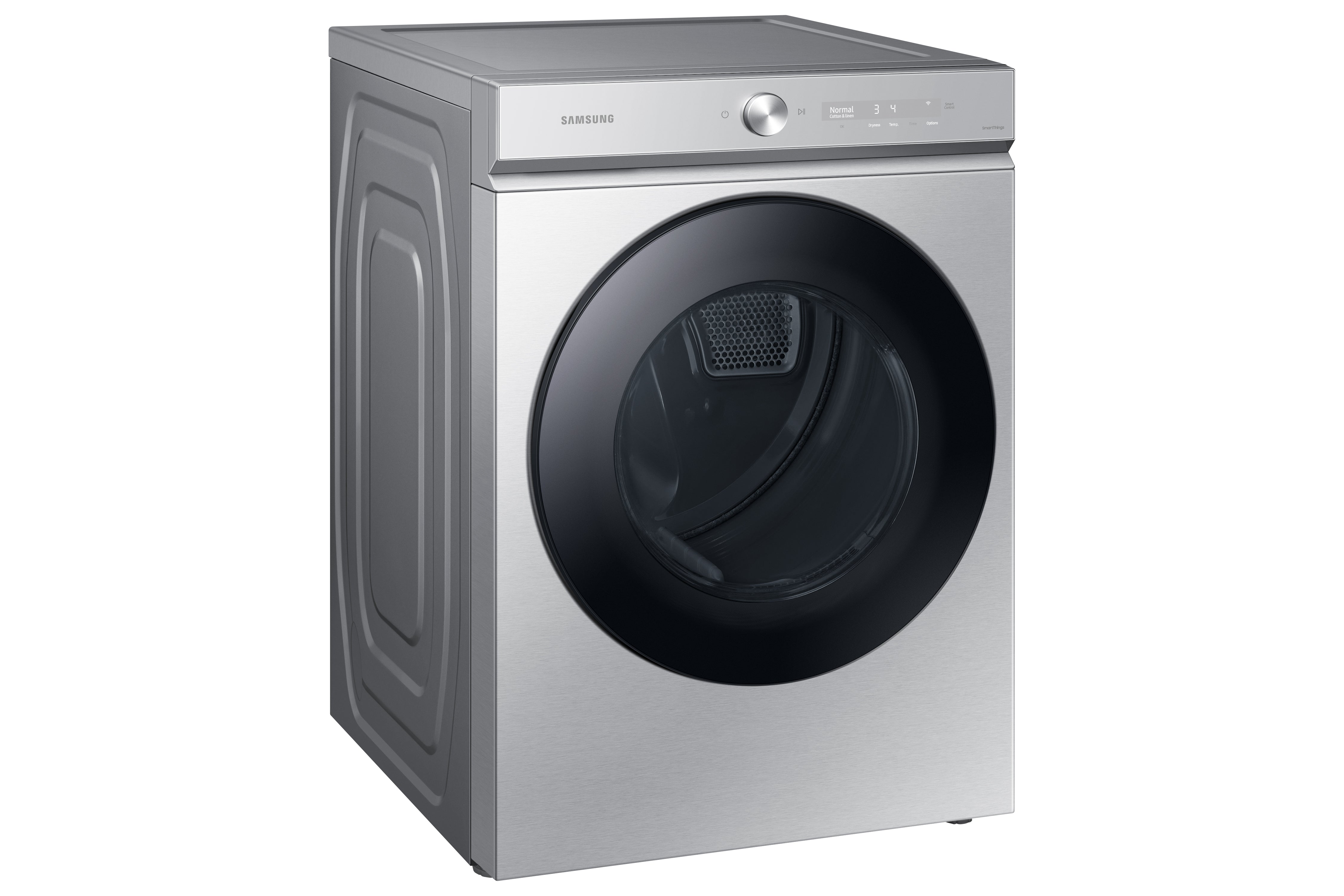 Samsung - Bespoke 7.6 cu. Ft Electric Dryer in Stainless - DVE53BB8700TAC