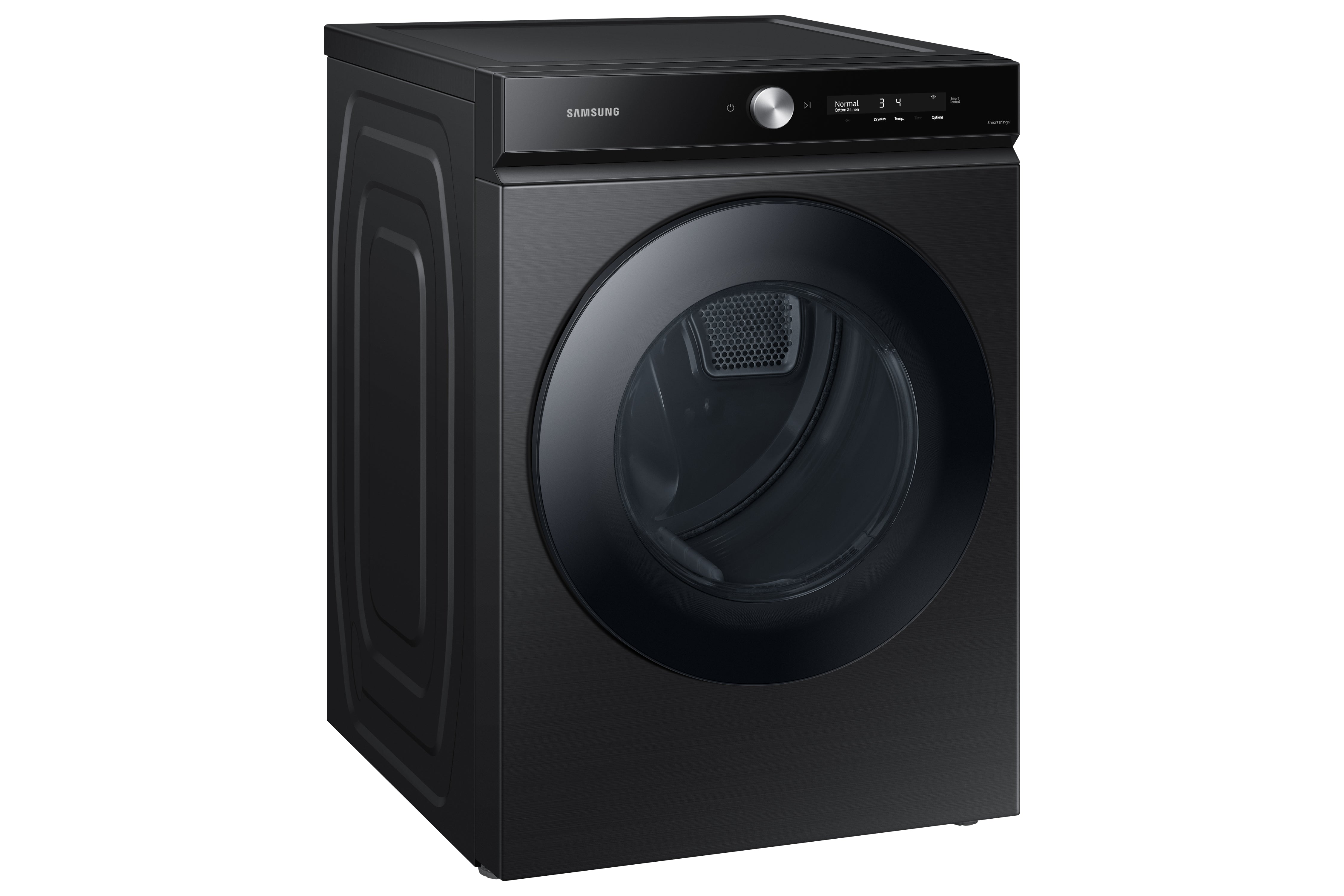 Samsung - 7.6 cu. Ft Electric Dryer in Black Stainless - DVE53BB8700VAC