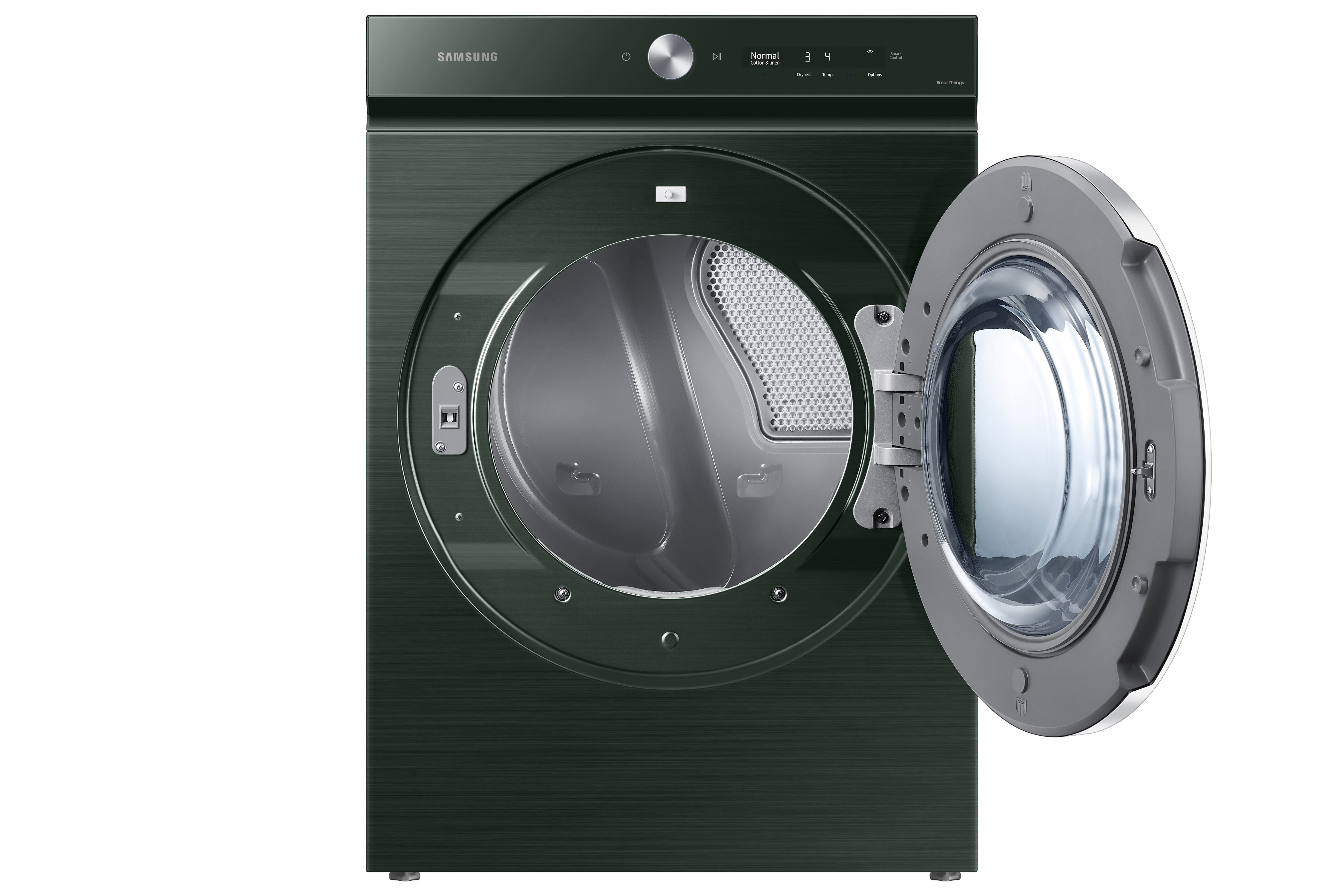 Samsung - 7.6 cu. Ft Electric Dryer in Green - DVE53BB8900GAC