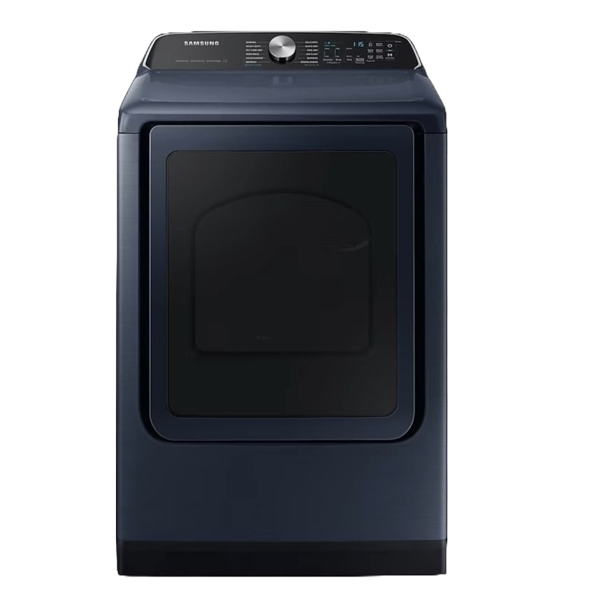 Samsung - 7.4 cu. Ft Electric Dryer in Blue - DVE54CG7155DAC