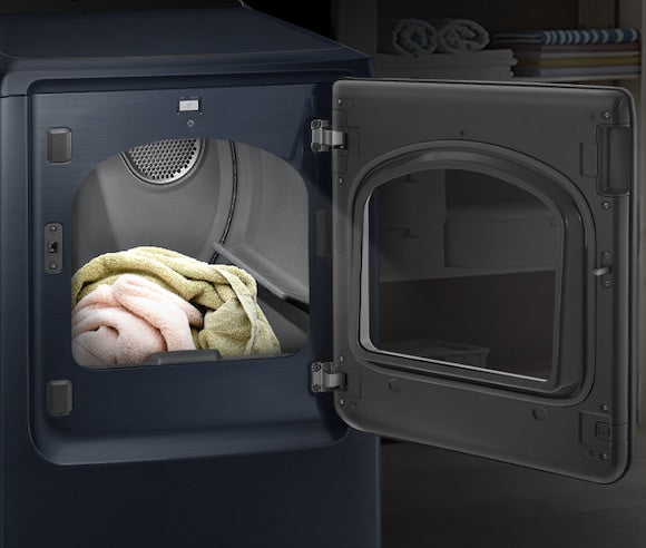 Samsung - 7.4 cu. Ft Electric Dryer in Blue - DVE54CG7155DAC