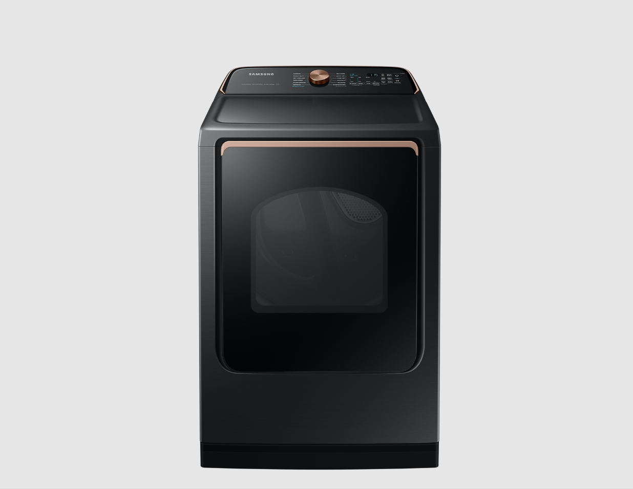Samsung - 7.4 cu. Ft Electric Dryer in Black - DVE54CG7550VAC
