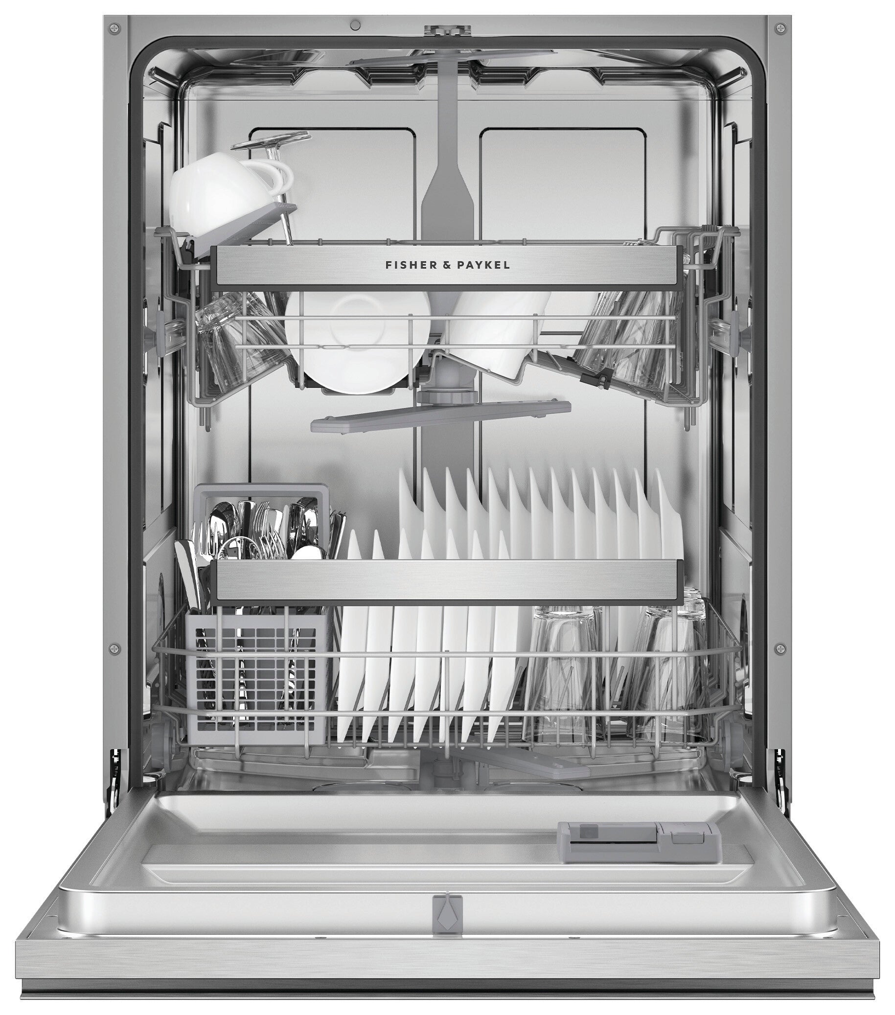 Fisher Paykel - 46 dBA Built In Dishwasher in Stainless - DW24UNT2X2