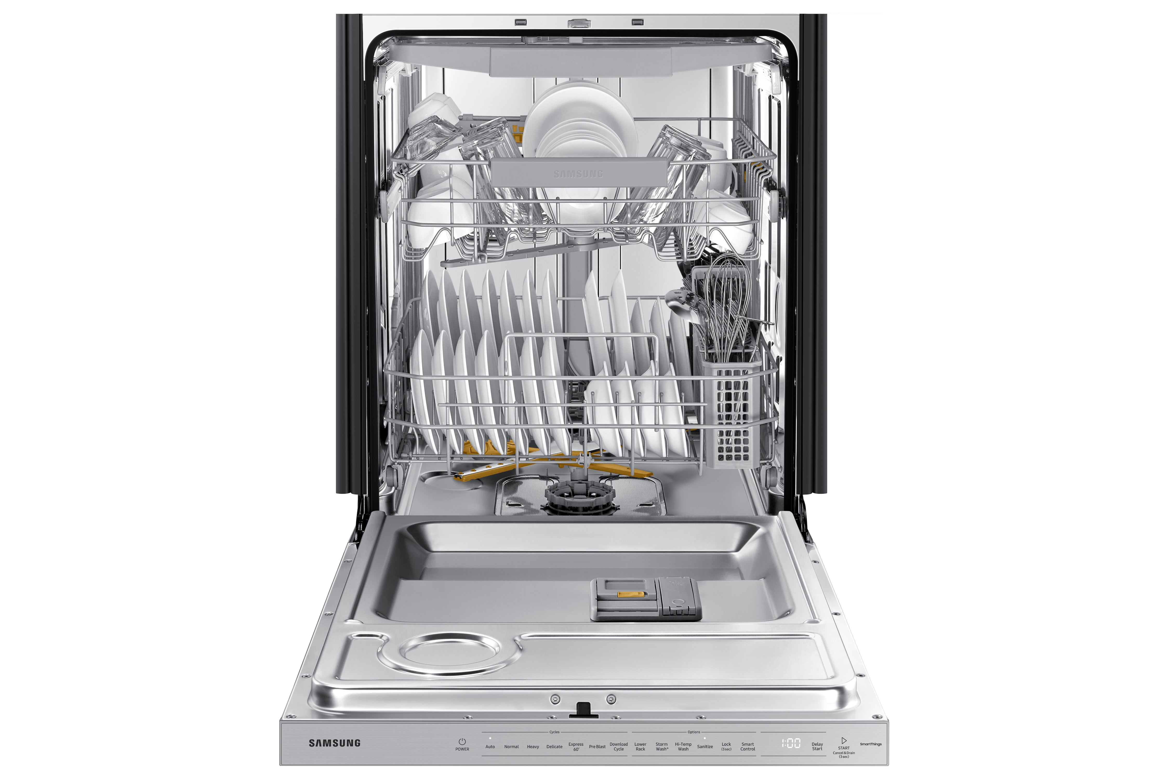 Samsung - 44 dBA Built In Dishwasher in Stainless - DW80B6060US