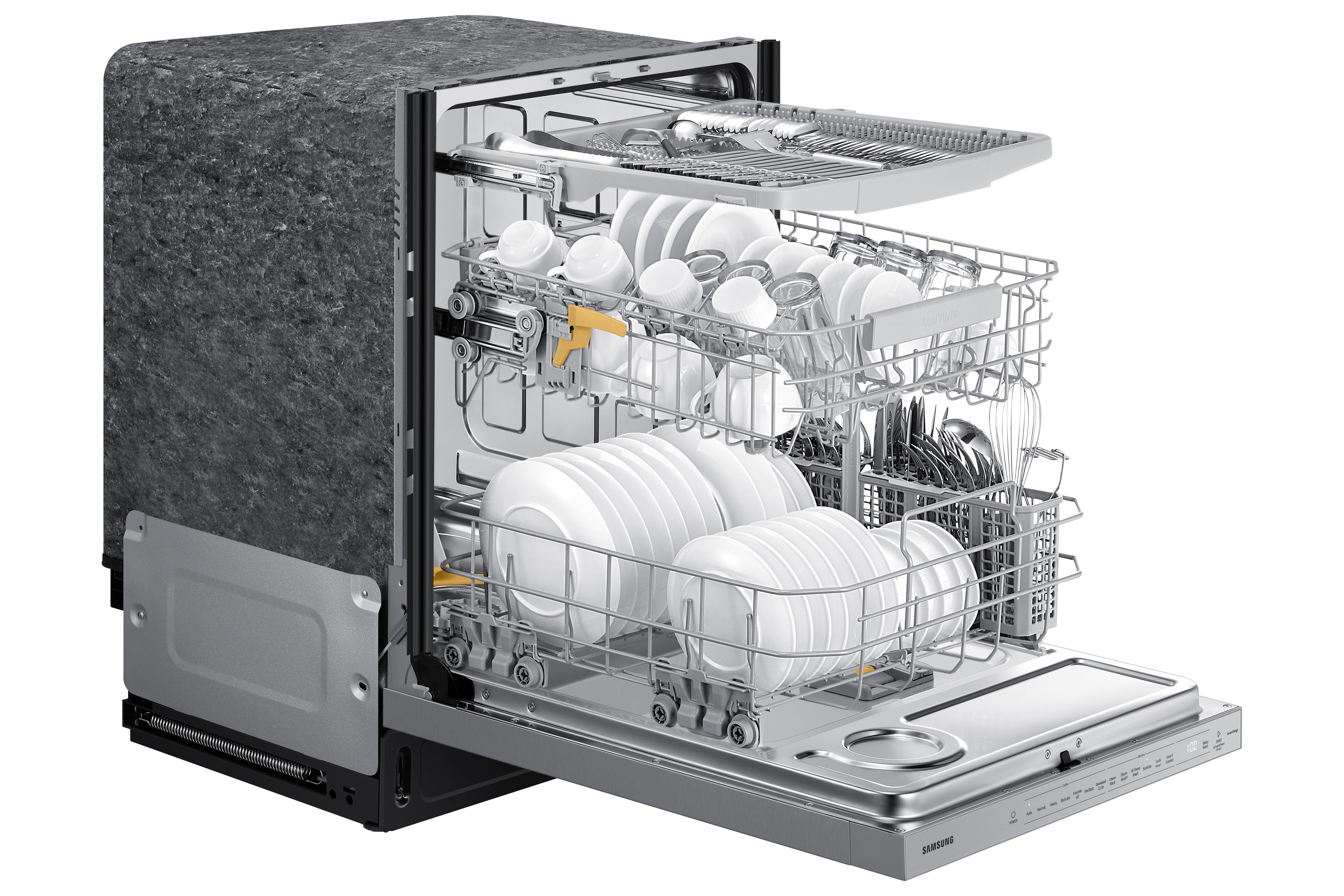 Samsung - 44 dBA Built In Dishwasher in Stainless - DW80B6060US