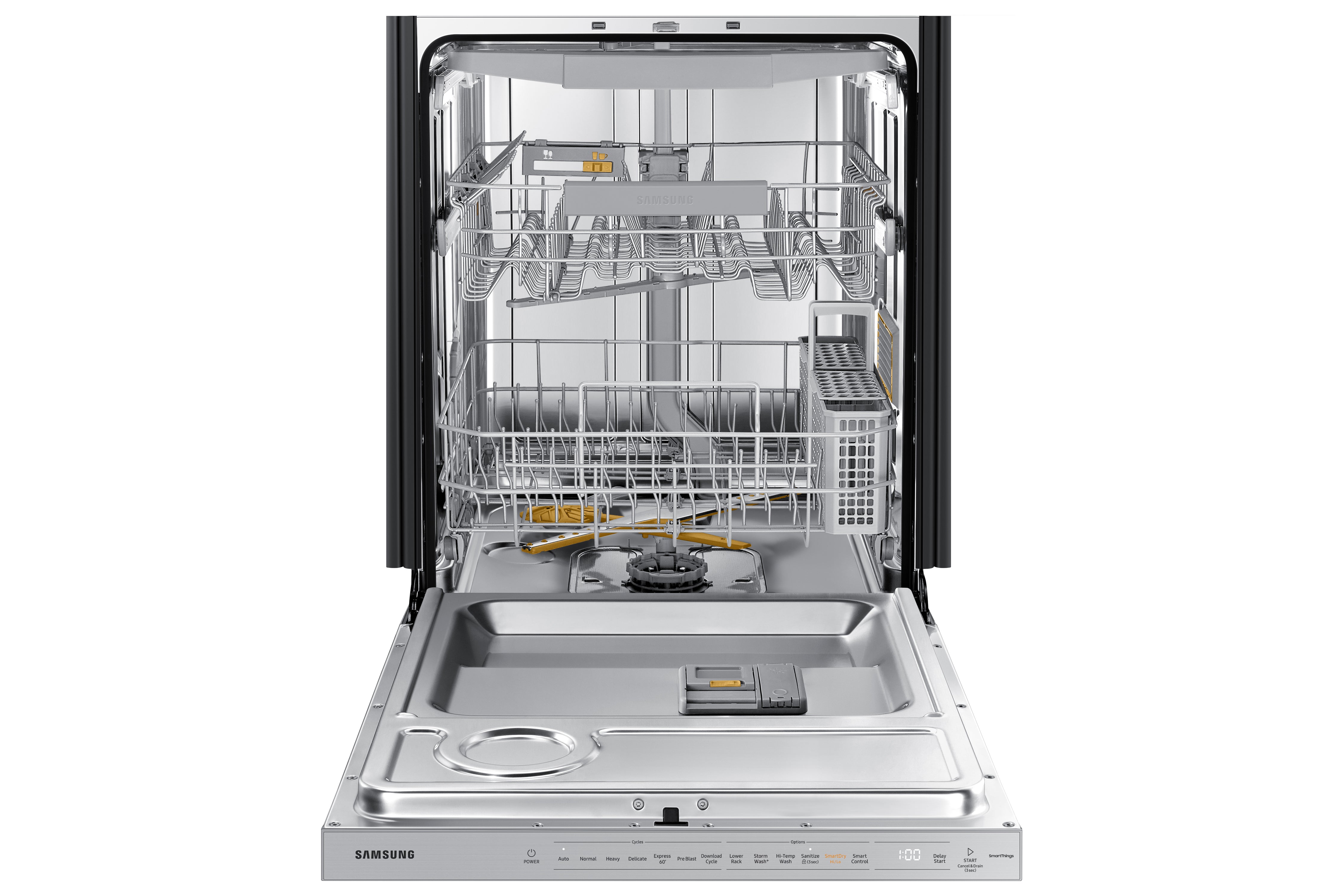 Samsung - Bespoke 42 dBA Built In Dishwasher in Stainless - DW80B7070US