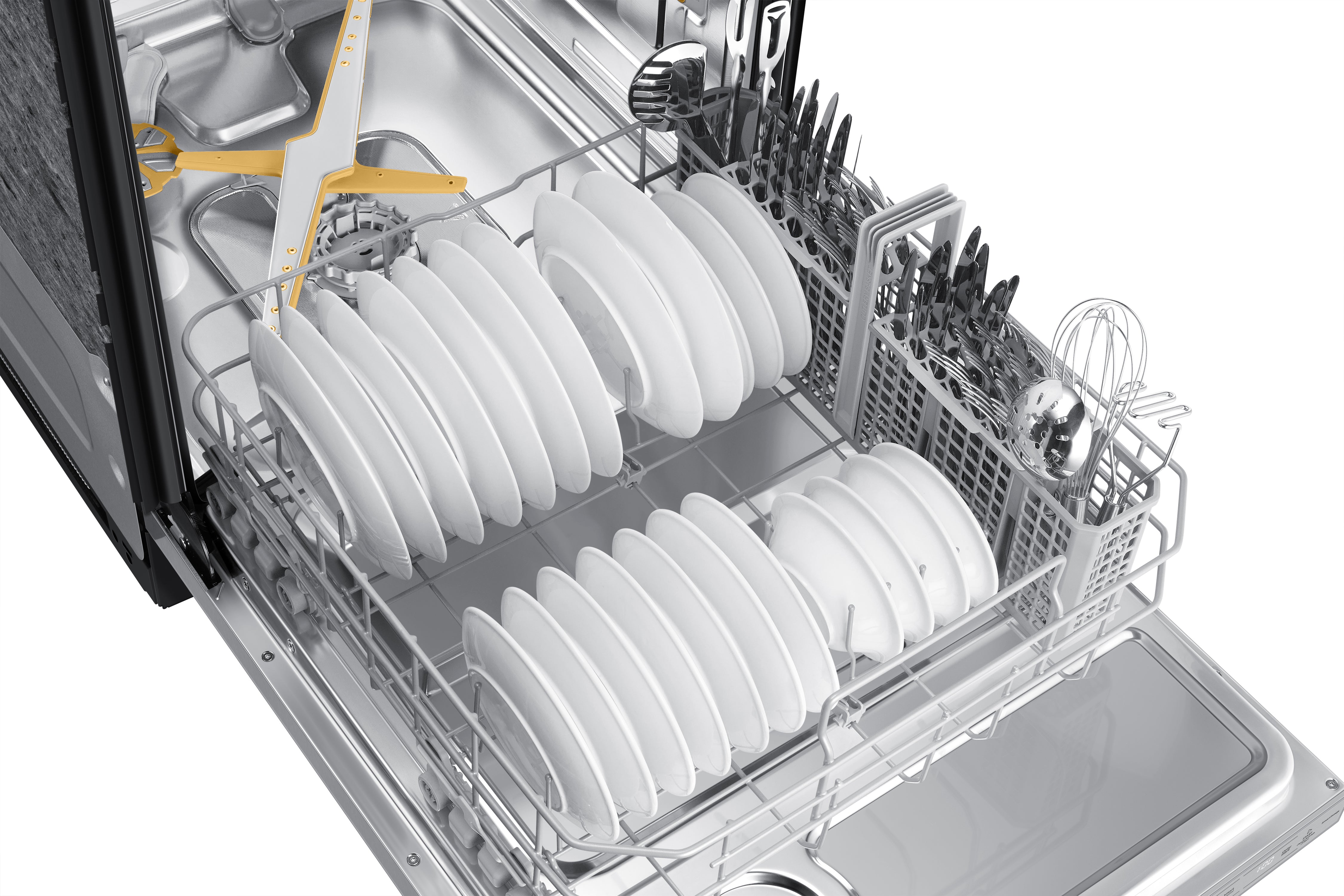 Samsung - Bespoke 42 dBA Built In Dishwasher in Stainless - DW80B7070US