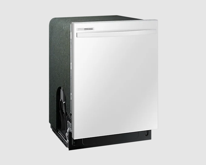 Samsung - 53 dBA Built In Dishwasher in White - DW80CG4021WQAA