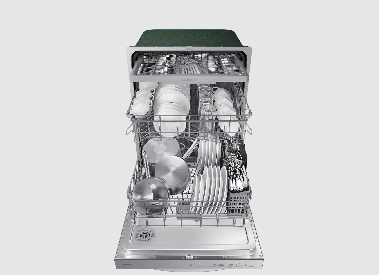 Samsung - 51 dBA Built In Dishwasher in Stainless - DW80CG4051SRAA