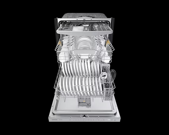 Samsung - 46 dBA Built In Dishwasher in Stainless - DW80CG5451SRAA