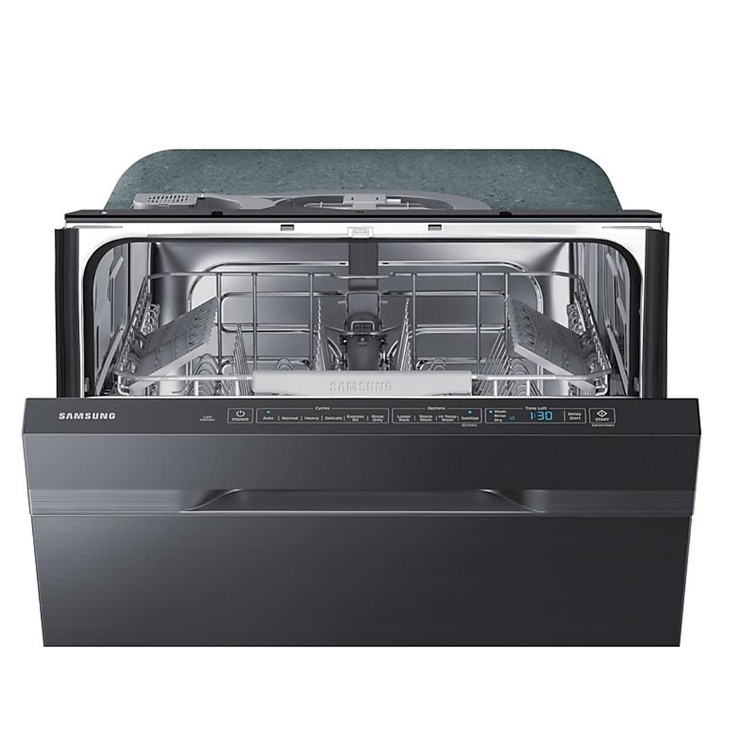 SAMSUNG - 48 dBA Built In Dishwasher in Black Stainless - DW80K5050UG