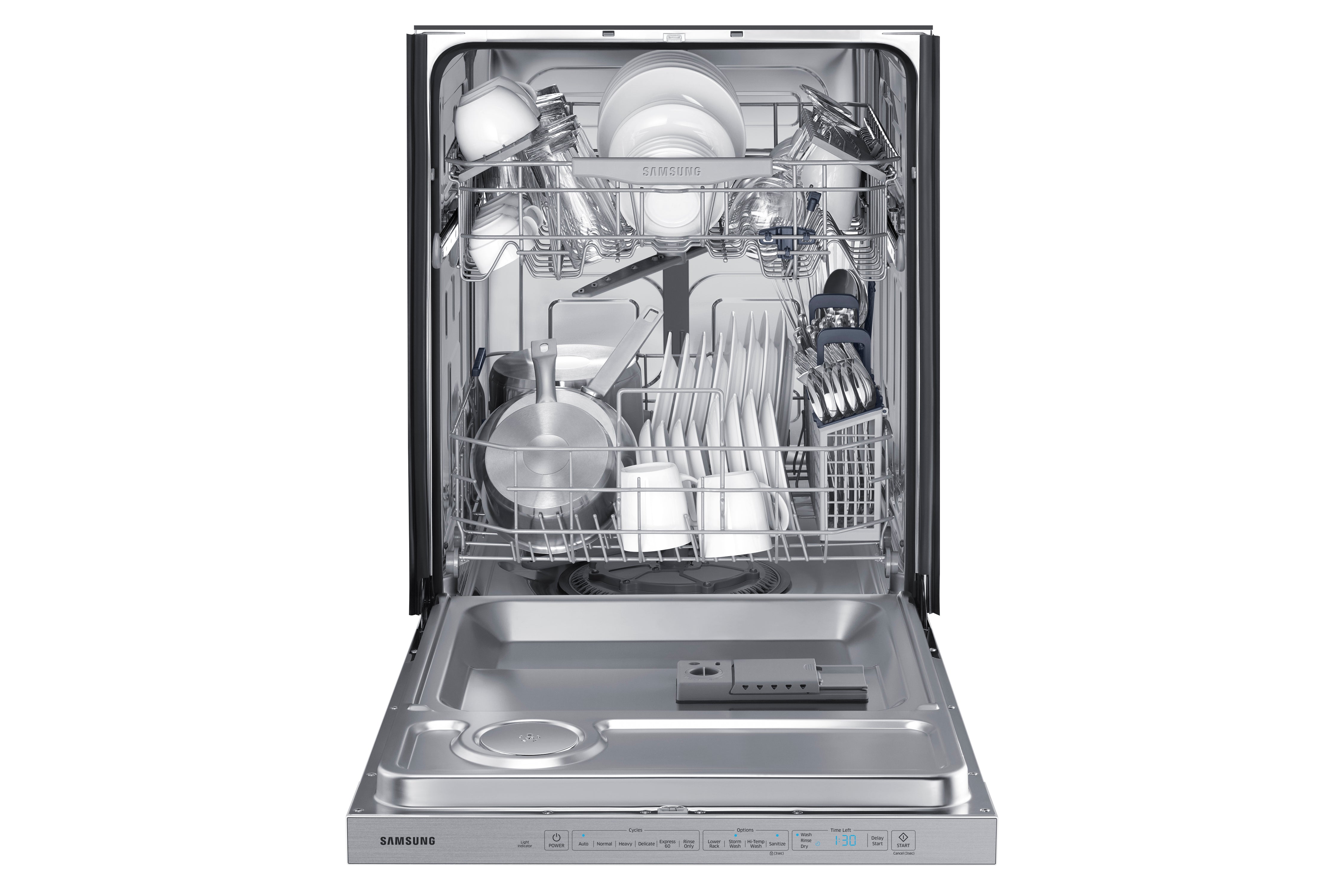Samsung - 48 dBA Built In Dishwasher in White - DW80K5050UW