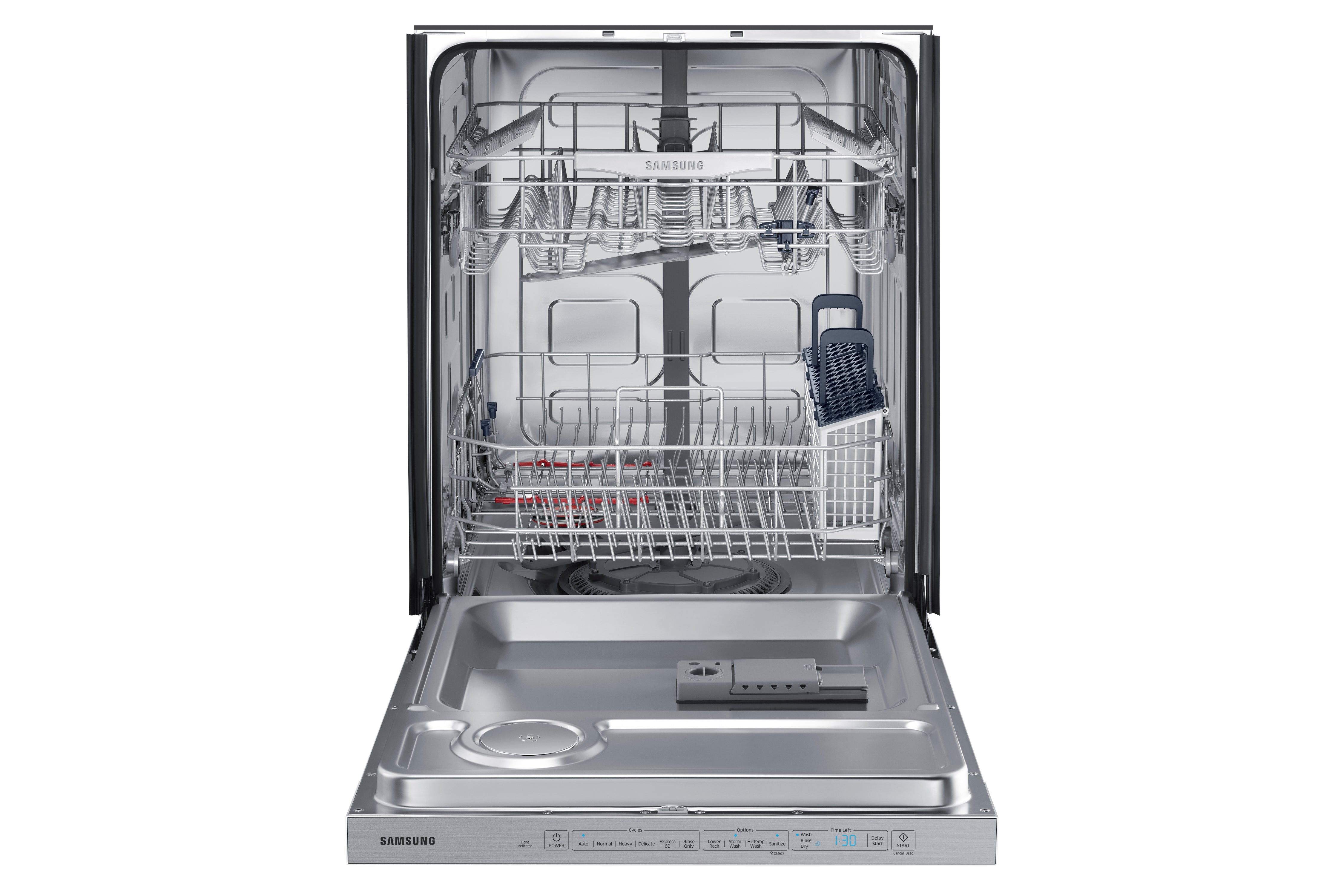 Samsung - 48 dBA Built In Dishwasher in White - DW80K5050UW
