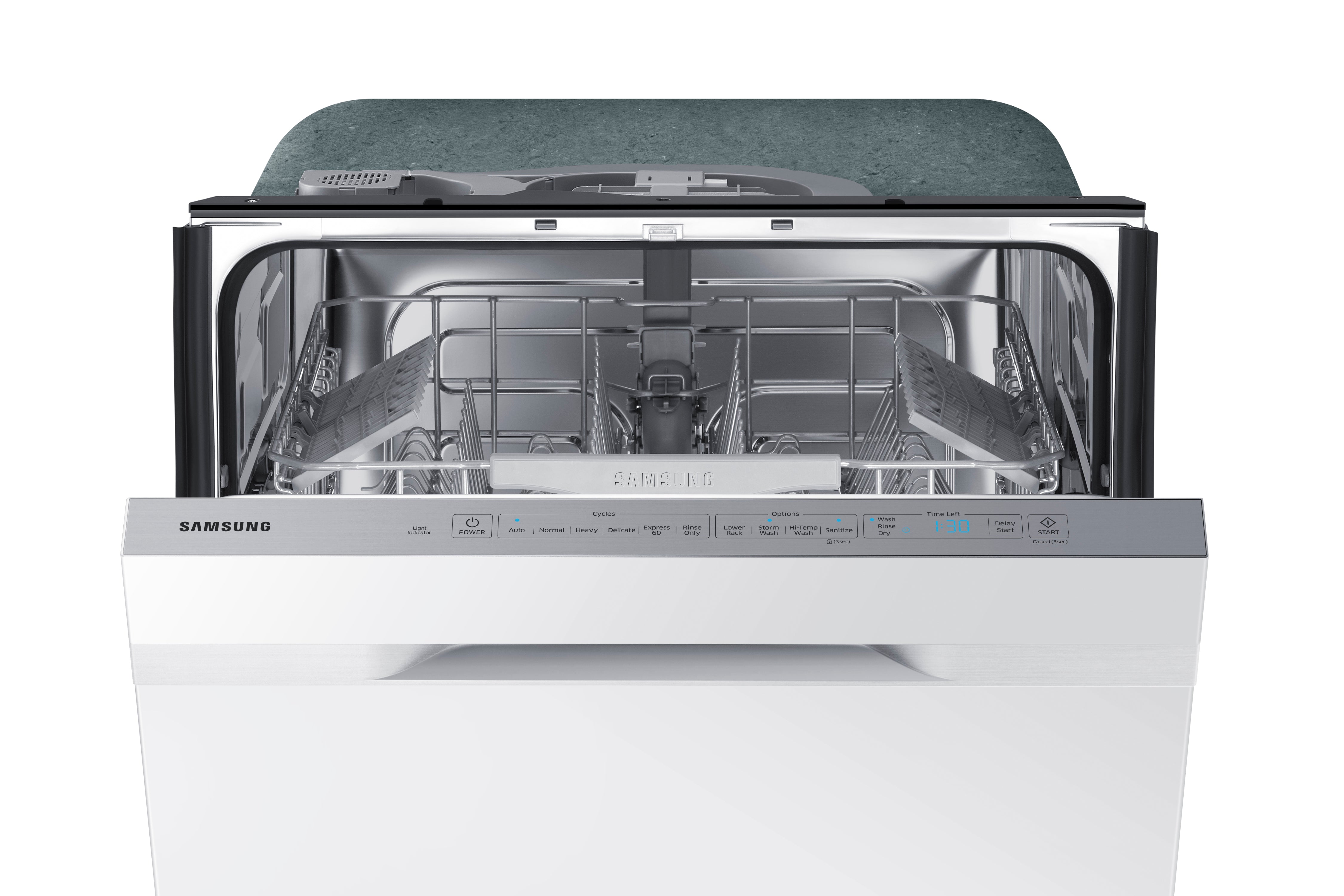 Samsung - 48 dBA Built In Dishwasher in White - DW80K5050UW